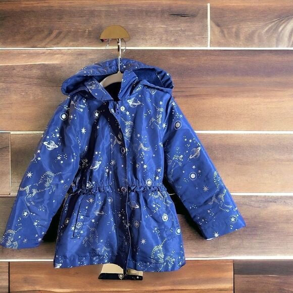 London Fog Girl’s Cinch Waist Coat (5) - Picture 1 of 9